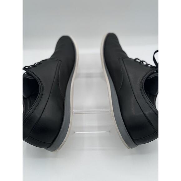MENS CALVIN KLEIN KELLEN EMBOSS LEATHER DRESS SHOES BLACK OXFORD SZ 12 - Picture 6 of 6